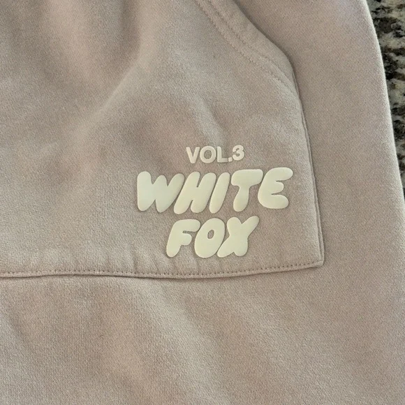 Cream Cozy Fleece Joggers - Picture 2 of 5